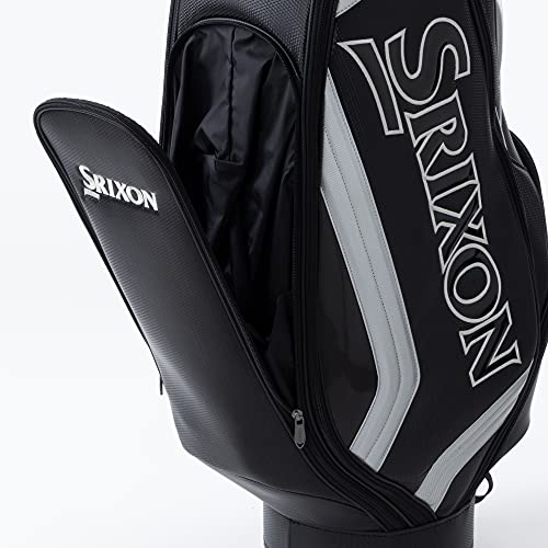 DUNLOP SRIXON Golf Men's Caddy Bag 9.5 x 47 inch 3kg Black Silver GGC-S166 NEW_4