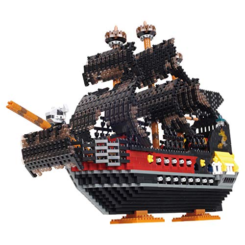 Kawada nano-block pirate ship 3200 pieces Deluxe Edition NB-050 NEW from Japan_1