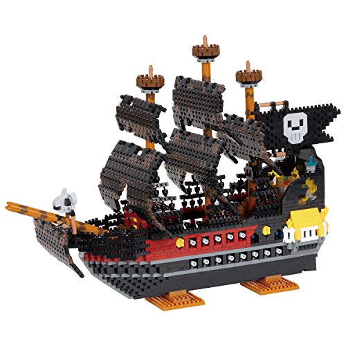 Kawada nano-block pirate ship 3200 pieces Deluxe Edition NB-050 NEW from Japan_6