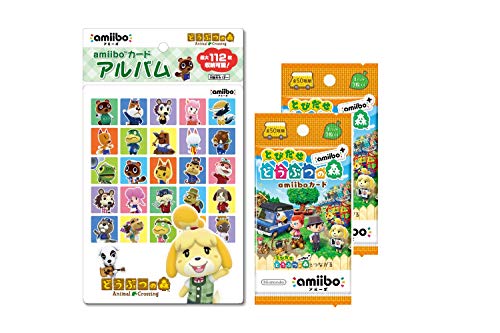 Tobidase Animal Crossing amiibo + amiibo card (2 packs) + amiibo card album NEW_1
