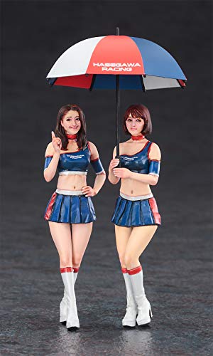 Hasegawa 1/24 FIGURE COLLECTION FC09 PADDOCK GIRLS FIGURE Model Kit 2pcs Set NEW_3