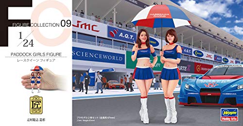 Hasegawa 1/24 FIGURE COLLECTION FC09 PADDOCK GIRLS FIGURE Model Kit 2pcs Set NEW_4