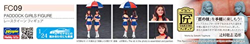 Hasegawa 1/24 FIGURE COLLECTION FC09 PADDOCK GIRLS FIGURE Model Kit 2pcs Set NEW_6