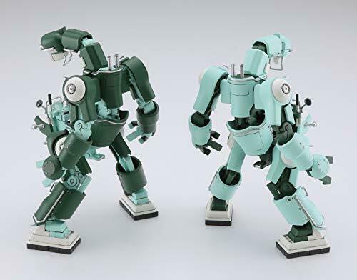 Hasegawa CW21 Mechatrobot CHUBU 01 Light Green & Green Set 1/35 Plastic Model_4