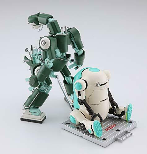 Hasegawa CW21 Mechatrobot CHUBU 01 Light Green & Green Set 1/35 Plastic Model_6
