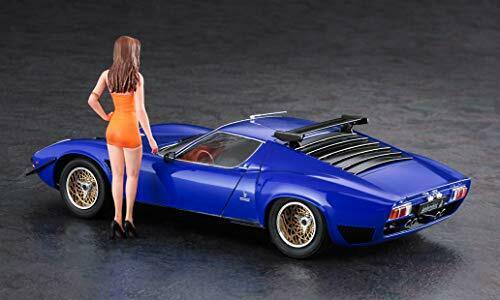 Hasegawa 1/24 Lamborghini Jota SVR w / Italian Girls Figure Plastic Model NEW_3
