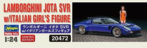 Hasegawa 1/24 Lamborghini Jota SVR w / Italian Girls Figure Plastic Model NEW_6