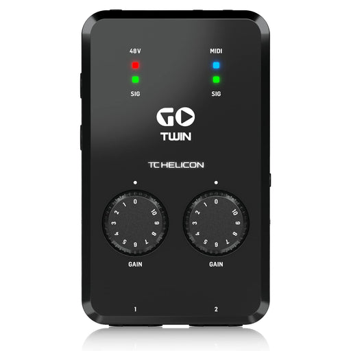 TC Helicon Audio/MIDI USB Interface GO TWIN Battery Powered for PC,Laptop,Tablet_1
