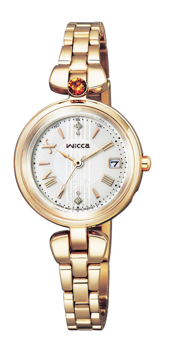 CITIZEN wicca KS1-627-91 Angel's Ladder Solor Women's Watch Stainless Steel Gold_1