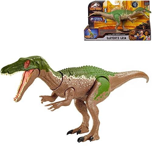 Mattel Jurassic World Action Figure Baryonyx Grimm 30 cm Toy Dinosaur GVH65 NEW_1