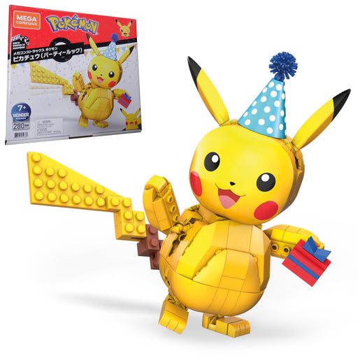 MATTEL Mega Construx Pokemon Pikachu Party Look Set 280 Pieces Block GWY76 NEW_1