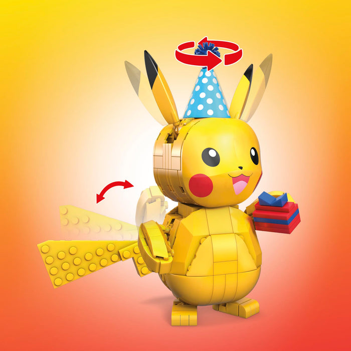 MATTEL Mega Construx Pokemon Pikachu Party Look Set 280 Pieces Block GWY76 NEW_3