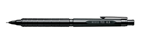 Pentel Mechanical graphite Pencil Olens Nero 0.5mm Black PP3005-A Brass NEW_1