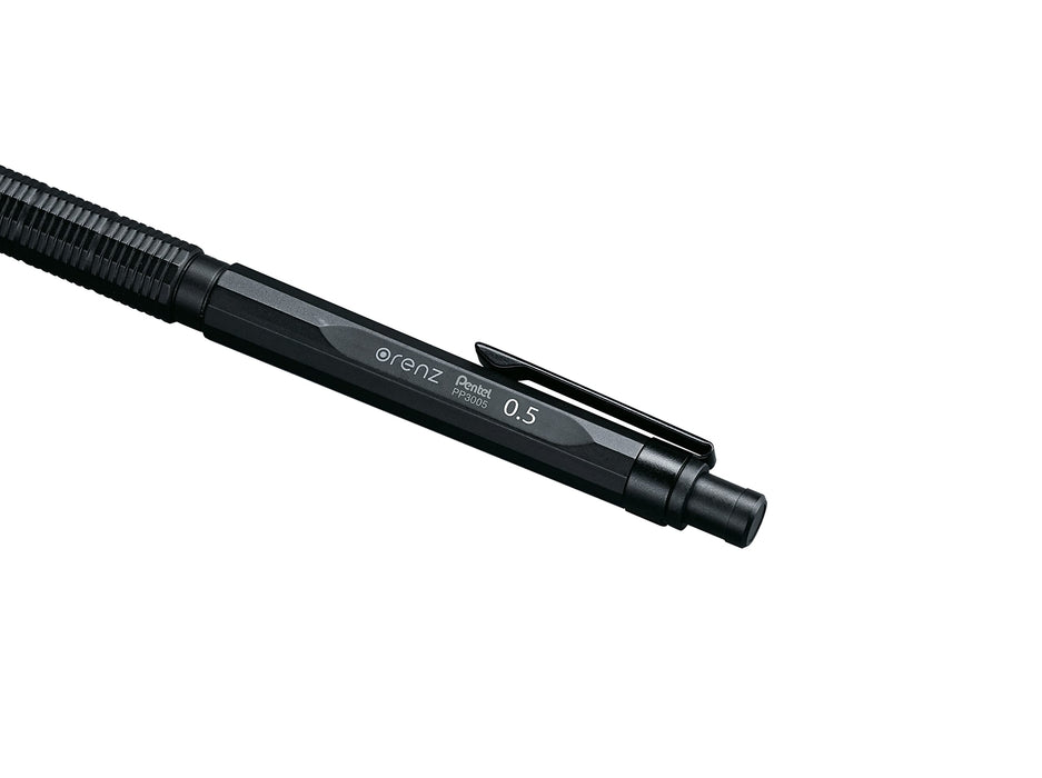 Pentel Mechanical graphite Pencil Olens Nero 0.5mm Black PP3005-A Brass NEW_3
