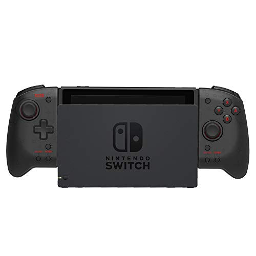 HORI Grip Controller for Nintendo Switch mobile mode only Clear Black NEW_1