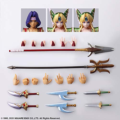 Trials of Mana Bring Arts Hawkeye & Riesz Action Figure Painted finished product_2