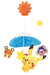 Sega Toys MONPOKE Pokemon Baby Toy Gift Set Pikachu Stroller Mobile Plush Rattle_3