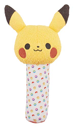 Sega Toys MONPOKE Pokemon Baby Toy Gift Set Pikachu Stroller Mobile Plush Rattle_5