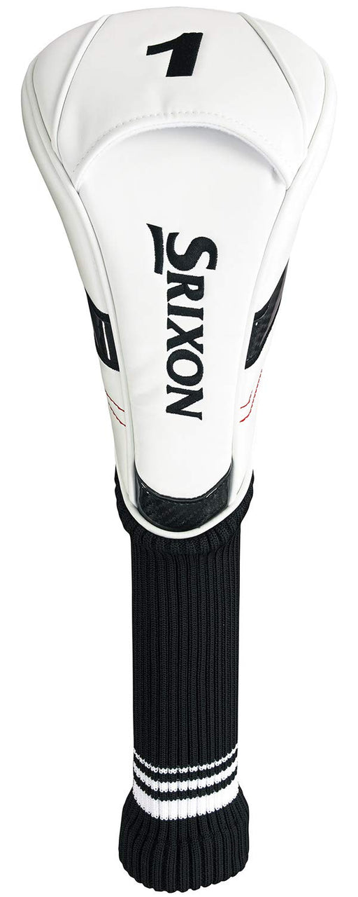 DUNLOP GGE-S164D SRIXON Golf Head Cover for Driver White GGE-S164D faux leather_1
