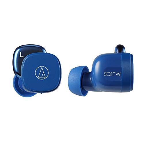 audio-technica ATH-SQ1TW BL Wireless Earphone Waterproof Blue Bluetooth 5.0 NEW_1