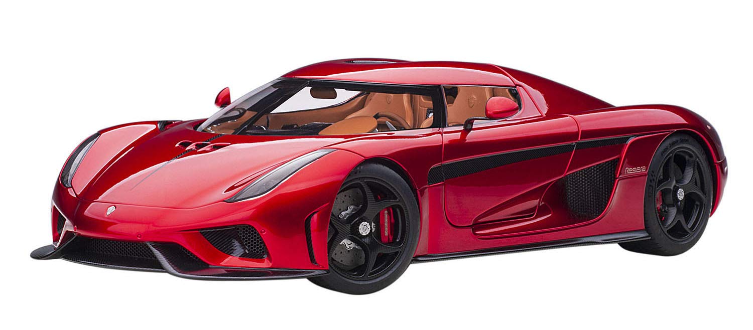 AUTOart 1/18 Koenigsegg Regera Candy Red Finished Product 79026 Diecast Model_1