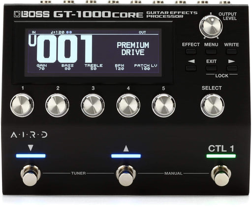 Boss GT-1000CORE Electric Guitar Multi Effect Pedal Processor Black USB 9V NEW_1