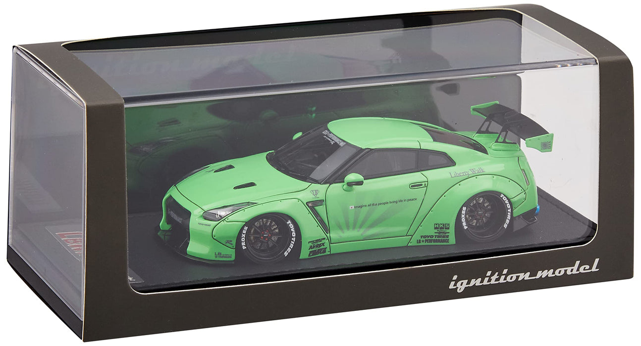 ignition model 1/43 LB-WORKS GT-R (R35) Green Metallic Resin Model Car IG2270_3