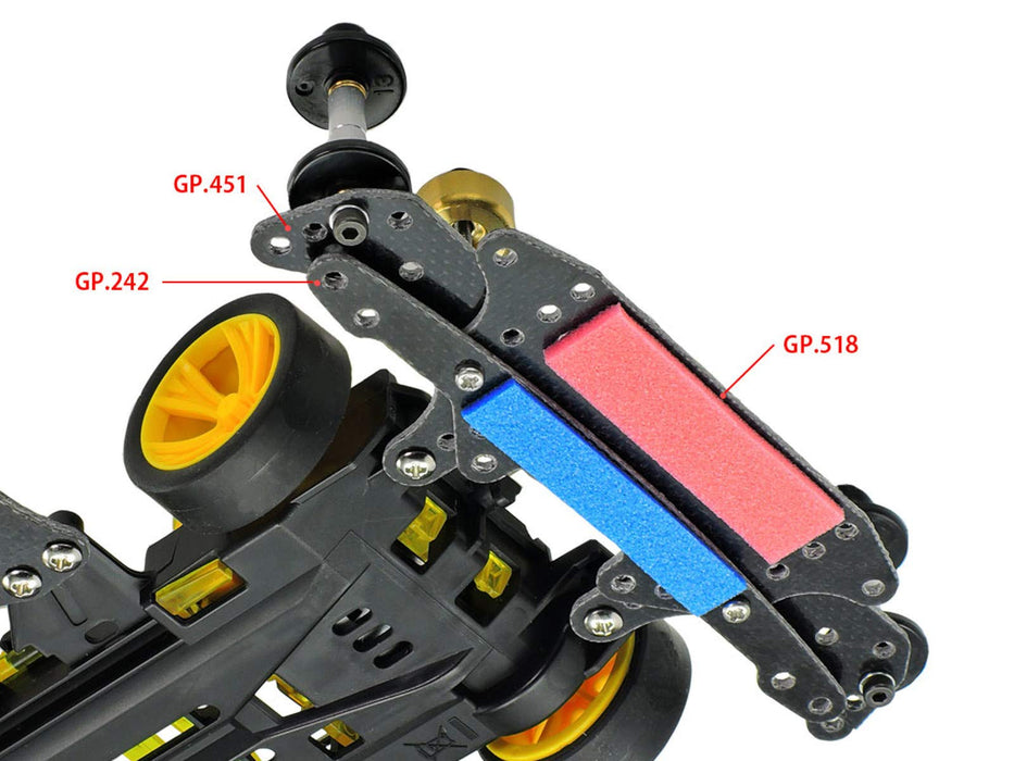 Tamiya Mini 4WD Special Product Racer Model Neo VQS Advance Pack VZchassis 95598_6