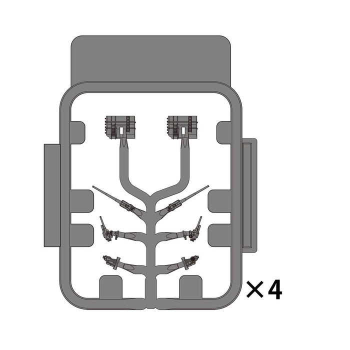 FineMolds 1/700 scale Japanese Navy 12cm/8cm AA Guns Plastic Model Parts WA45_1