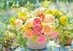 APPLEONE 500 Piece Jigsaw Puzzle Sherbet Yellow ‎500-276 Active Life Flowers NEW_1