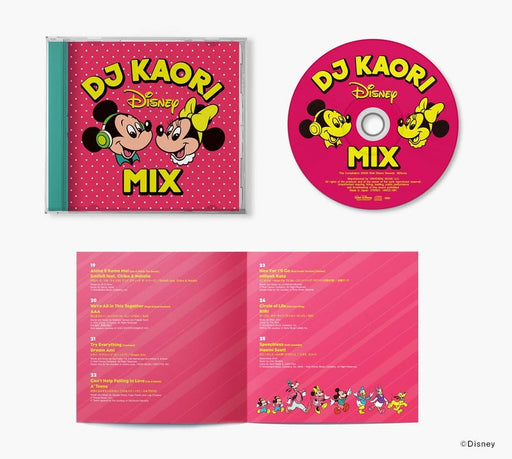 DJ KAORI DISNEY MIX CD UWCD-1091 V.A. Non-stop mix by DJ All Disney Songs NEW_2