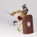 TAKEYA JIZAI OKIMONO KT030 ANCIENT ROMA SKELETON GLADIATOR MIRMILLONE Full Color_9