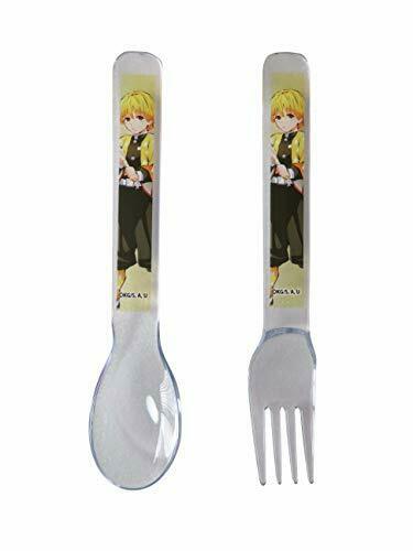 Demon Slayer Kimetsu Max Limited clear cutlery set Agatsuma Zenitsu Anime NEW_2