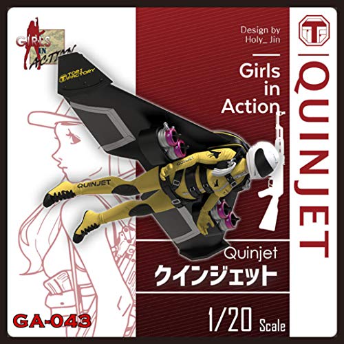 Tori Factory 1/20 Girls in Action Series Quinjet Resin Kit GA-043 Unassembly Kit_1