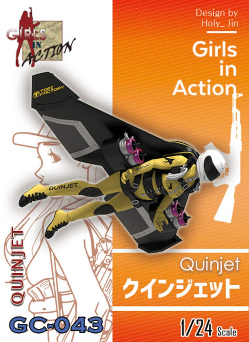 Tori Factory 1/24 Girls in Action Series Quinjet Resin Kit GC-043 Made in Korea_1