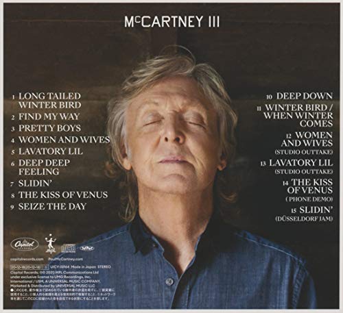 2020 PAUL MCCARTNEY Mccartney III with Bonus Tracks Japan Special SHM CD NEW_2