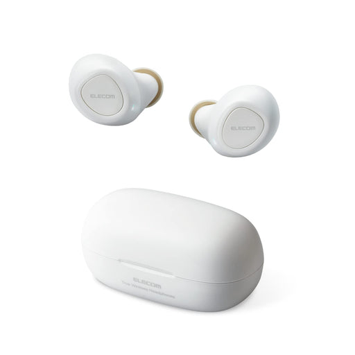 ELECOM wireless earphone Bluetooth connection true wireless LBT-TWS10WH NEW_1