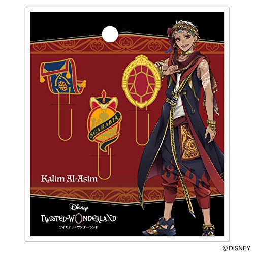 Kamio japan Disney Twisted Wonderland Mascot Clip / Scalavia H45xW23xD2mm 19468_1