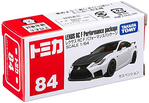 Tomica No.84 Lexus RC F Performance Package (Box) 15666 1/64 scale Black&White_2