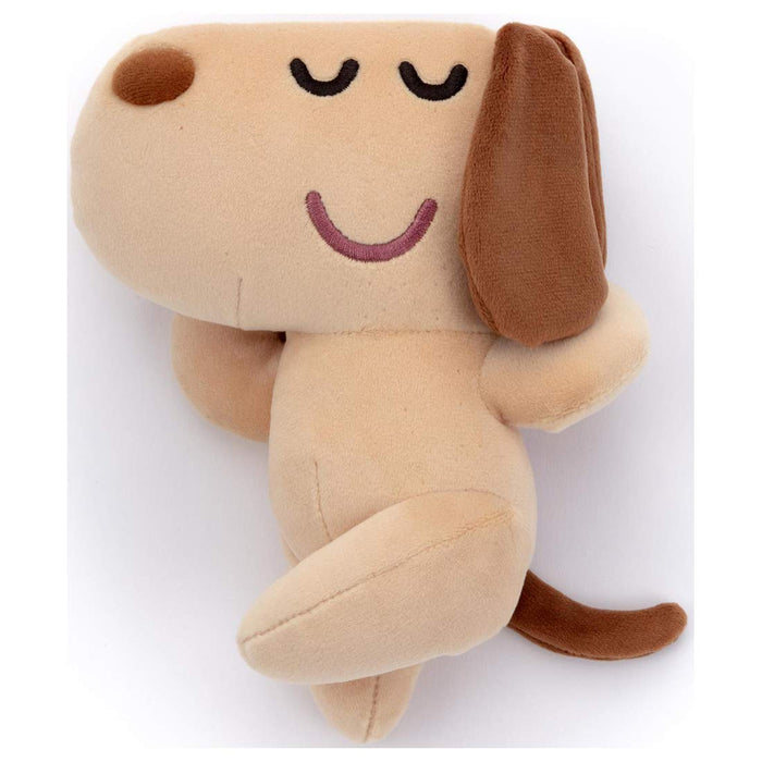 TAKARATOMY A.R.T.S Irasutoya Suyasuya Friend Dog Stuffed Toy W20cm Brown NEW_1