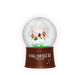 Final Fantasy XIV FF14 Glittering Snow Dome Snow Globe Figure Fat cat TAITO NEW_1