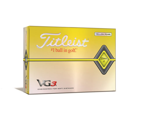 TITLEIST Golf Ball VG3 Yellow Pearl 1 dozen (12 pieces) T3126S Unisex Adult NEW_1