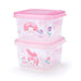My Melody Mini Food Container (Storage Container) 180ml Pink Set of 2 747726 NEW_2