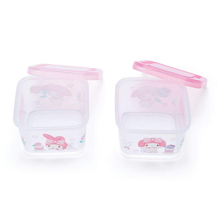 My Melody Mini Food Container (Storage Container) 180ml Pink Set of 2 747726 NEW_6