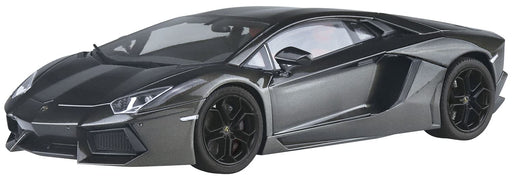 AOSHIMA 1/24 PRE-PAINTED MODEL No.1-B '11 Lamborghini Aventador Gun metallic kit_1