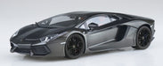 AOSHIMA 1/24 PRE-PAINTED MODEL No.1-B '11 Lamborghini Aventador Gun metallic kit_2