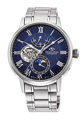 Orient Star RK-AY0103L Automatic Men's Watch mechanical moon phase Silver NEW_1
