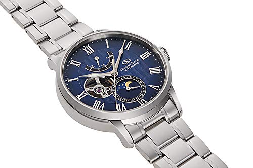 Orient Star RK-AY0103L Automatic Men's Watch mechanical moon phase Silver NEW_2