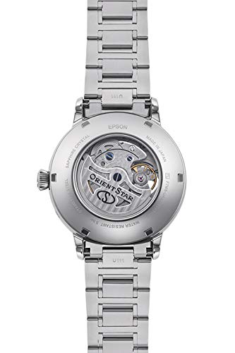 Orient Star RK-AY0103L Automatic Men's Watch mechanical moon phase Silver NEW_4