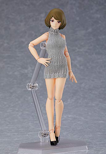 Max Factory figma 505 Female Body (Chiaki) with Backless Sweater Outfit Figure_2